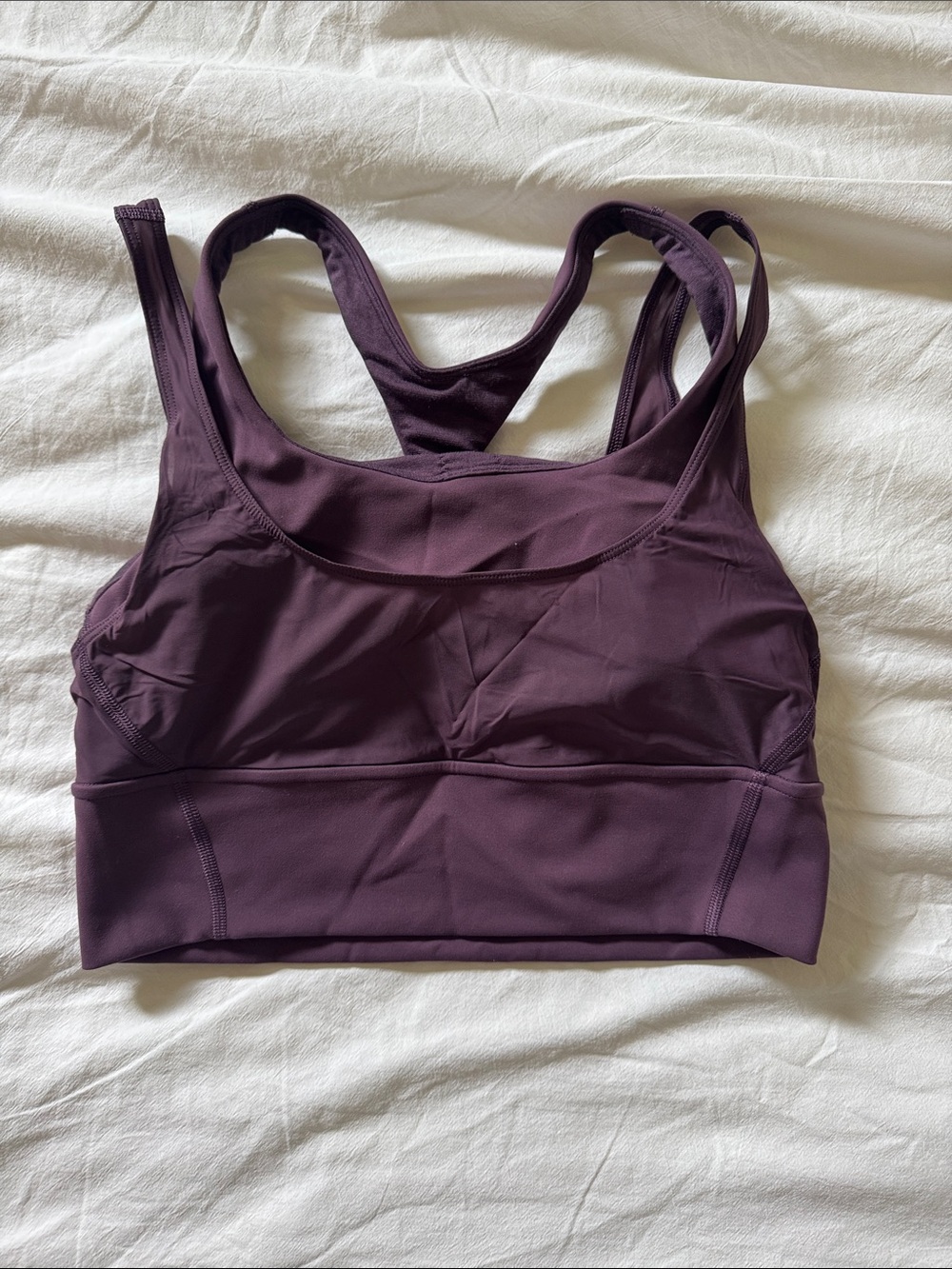 lululemon athletica Deep Plum Racerback Sports Bra